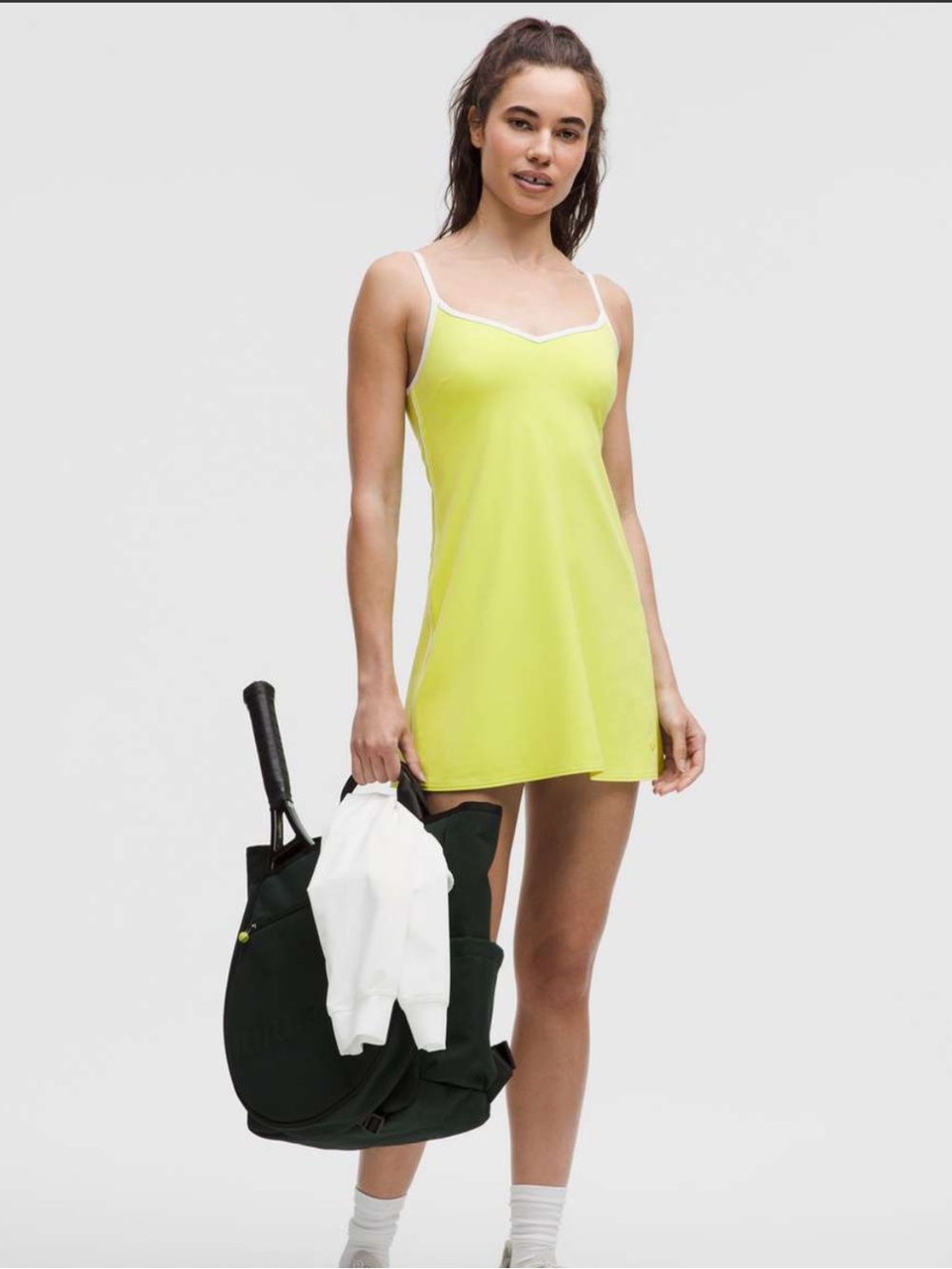 Lululemon Sweetheart Mini Dress
Sour Grape / White, Size Small
